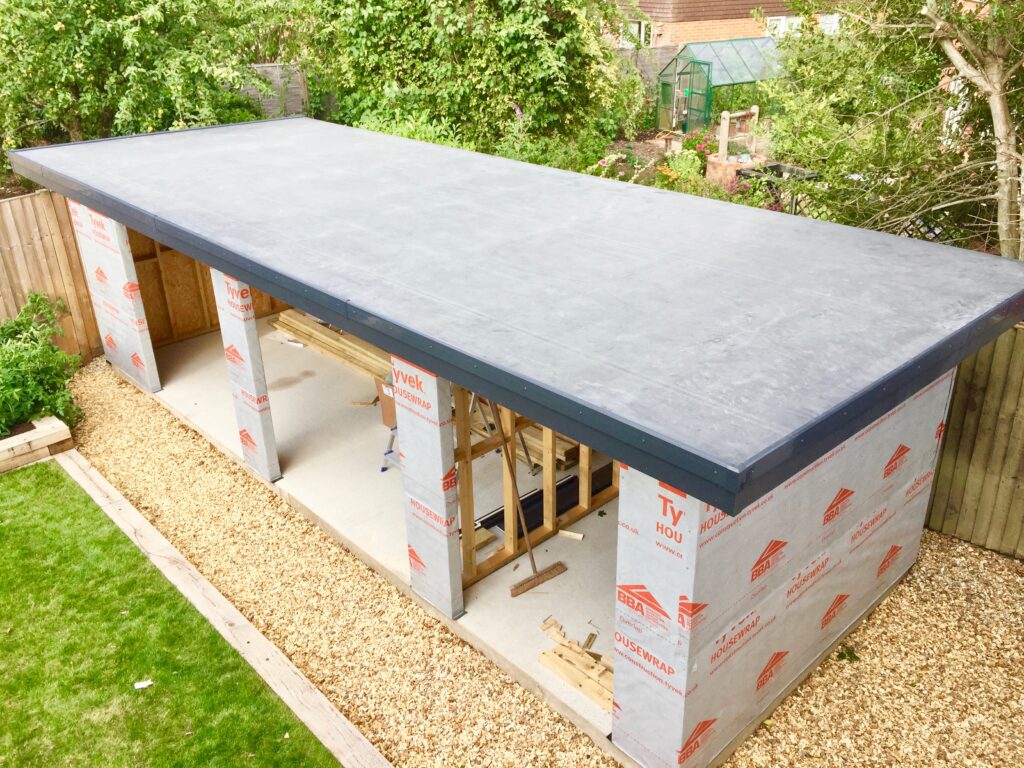 HomeTek Garden Rooms EPDM rubber roof